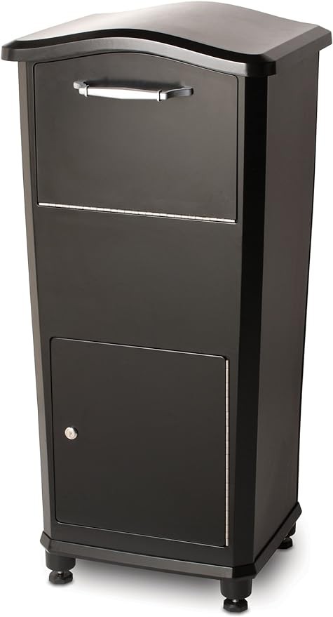 Architectural Mailboxes 6900B Elephantrunk Parcel Drop Box Black